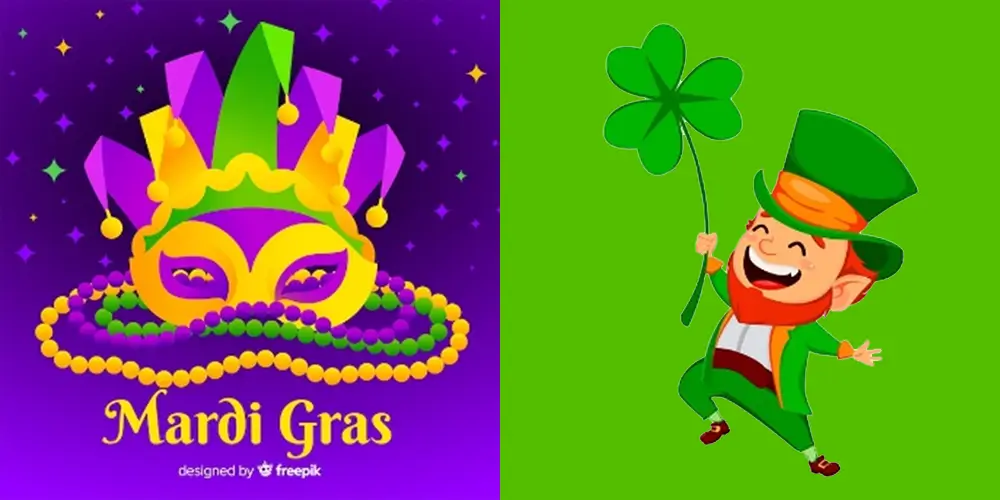 Mardi Gras and St. Patrick's Day Event - Roadrunner Naturists